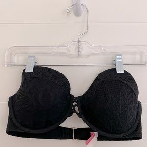 Victoria’s Secret strapless Black lace bikini top
